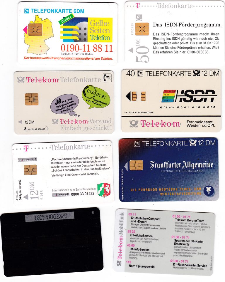 MICHEL Telefonkarten- Katalog Deutschland 1991 + 1 Karte in Regensburg
