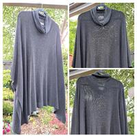 Sommer-Poncho One Size BW/VISKOSE anthrazitfarben Bayern - Zirndorf Vorschau