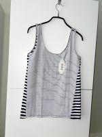 neu Esprit Tank-Top Träger-Top Streifen Ringel-Shirt Weiß Blau Niedersachsen - Syke Vorschau