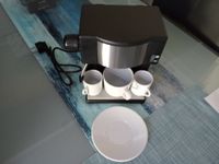 Kleine Kaffeemaschine m. Filter + 3 Tassen schwarz Hessen - Ortenberg Vorschau