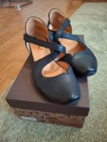 Think Schuhe AIDA Pumps Ballerina Leder schwarz Größe 37,5 OVP Niedersachsen - Walsrode Vorschau