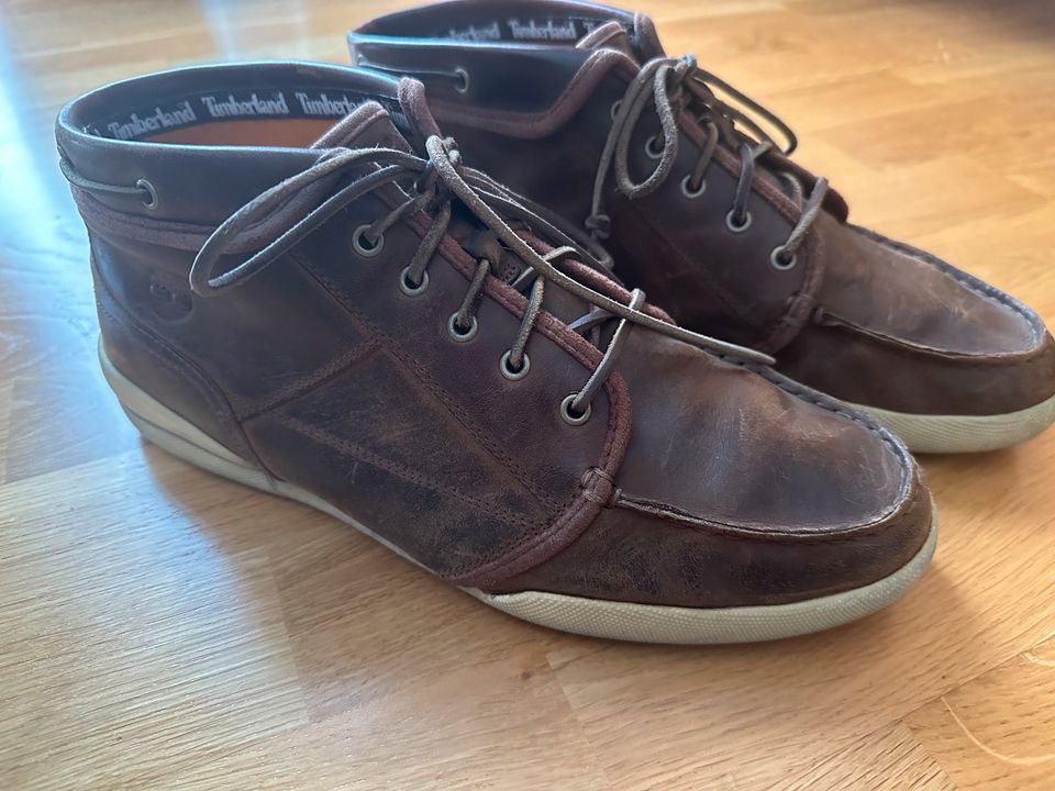 Timberland Leder Schuhe Sneaker high Gr. 43.5 in Ingolstadt