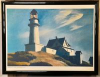 Bild gerahmt,Lighthouse at Two Lights v.Edward Hopper,Kunstdruck Bayern - Deggendorf Vorschau