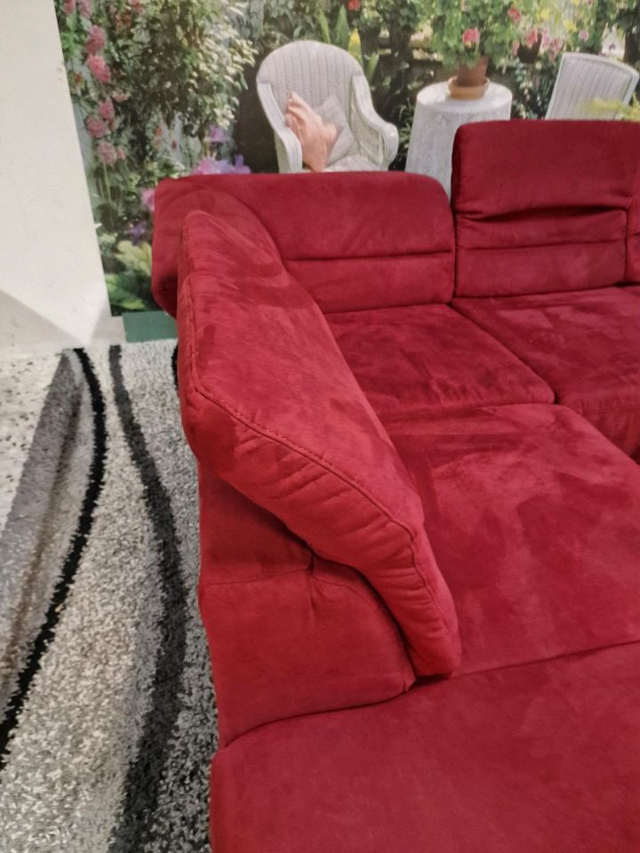 Sit&more Ecksofa mit Polsterhocker Mariola N2464 von OTTO, Federkern, Sitztiefenverstellung,  Luxus-Microfaser ALTARA NUBUCK®. OTTO Polstermöbel bis zu -80% der Uvp bei Iserlohn. in Hagen