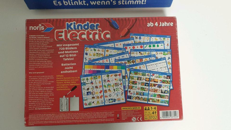 NORIS KINDER ELECTRIC Aktionsspiel Lernspiel Gesellschaftsspiel in Erbach