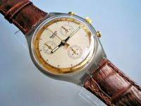 Swatch Chrono SCM100 GOLDFINGER OVP Bayern - Oberpleichfeld Vorschau