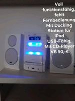 Stereo Anlage weiß, mit blauem Licht Sachsen-Anhalt - Oebisfelde-Weferlingen Vorschau