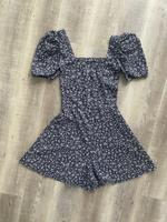 Sommer/ Hosenkleid Gr. XS, blau / weiß gemustert Hessen - Neuberg Vorschau