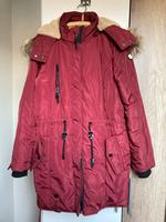 Damen Parka Jacke von Alpenblitz Gr. 44, Kunstfell Kapuze weinrot Thüringen - Schimberg Vorschau