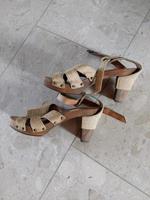 Neue Sanita Schuhe Sandalen Leder mit Absatz Gr. 38 Hessen - Ober-Ramstadt Vorschau
