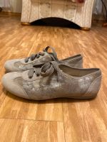 Damenschuhe Freizeitschuhe Sneaker Leder Gr 39,5 beige neu Nordrhein-Westfalen - Paderborn Vorschau