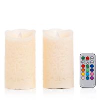 2 ELAMBIA flammenlose Kerzen (elfenbein), Echtflammen-Optik,Timer Hessen - Bad Nauheim Vorschau