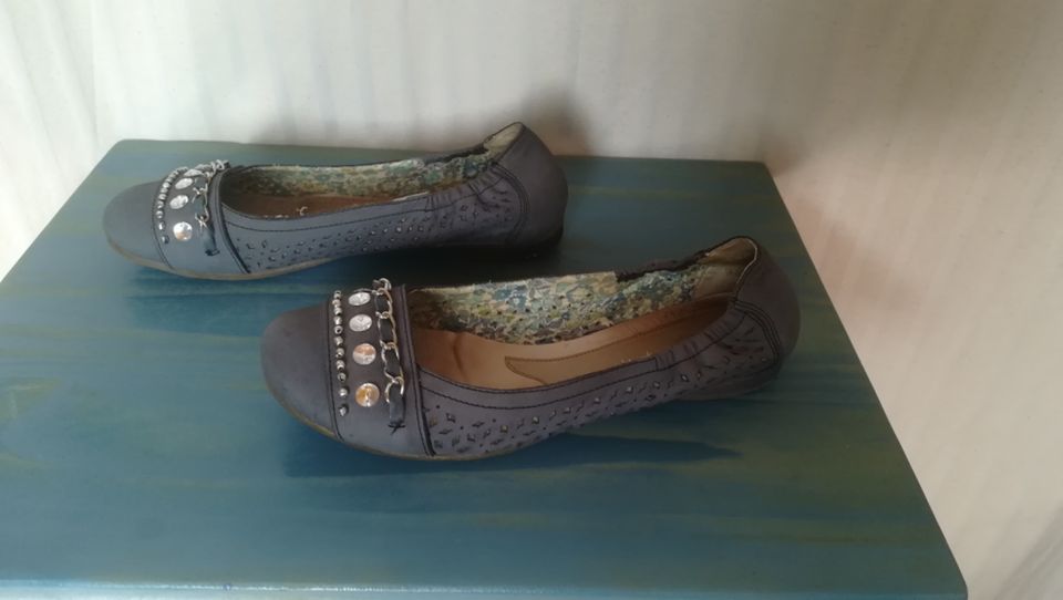 Ballerinas Damen Gr.40, Damen Ballerinas mit Strass Gr.40 in Sulzbach an der Murr