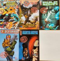 5 x Comics, Teen Titans,Jugde Dredd, Pulp Sci-Fic.. -A29 Niedersachsen - Bad Fallingbostel Vorschau