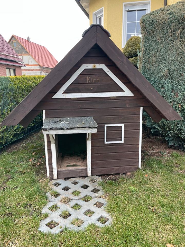 Hundehütte für den Garten in Thalwenden