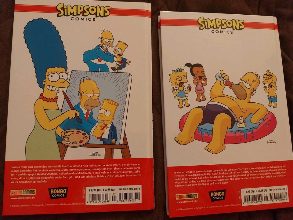 Simpsons ,2 Bücher in Lübeck