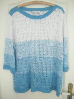 Pullover, Pulli, Ajourmuster, Gr. 48/50,3/4 Arm, türkis Nordrhein-Westfalen - Minden Vorschau