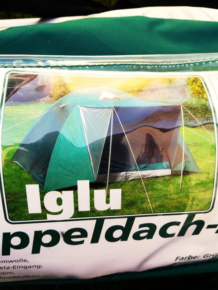 Iglu-Doppeldachzelt für 2 Personen, 1000 m Wassersäule, gebraucht in Ingolstadt