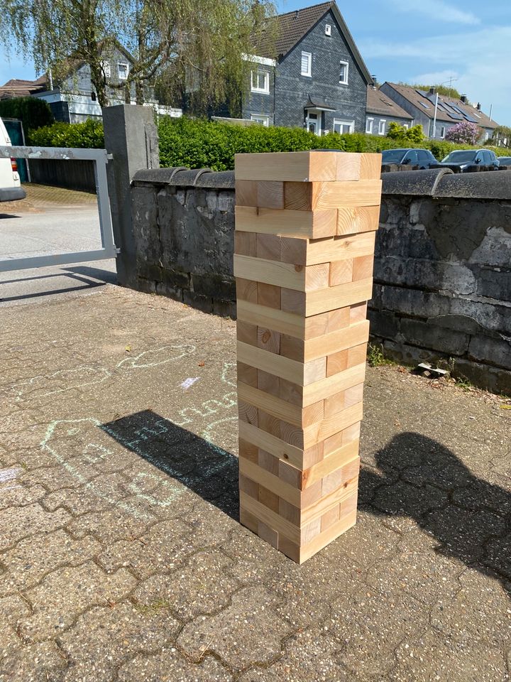 XXL Jenga für Party Hochzeit Gartenfeier zu vermieten in Wermelskirchen