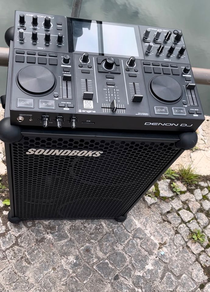 Mieten Soundboks 3/ 4 + DJ Controller/ Musikanlage | JBL | Teufel Rockster Bluetooth Akku Lautsprecher PA Anlagen | Powerstation | Musikbox, Akku-Boxen | Stereoanlage Party Technik Verleih Pioneer XDJ in Berlin