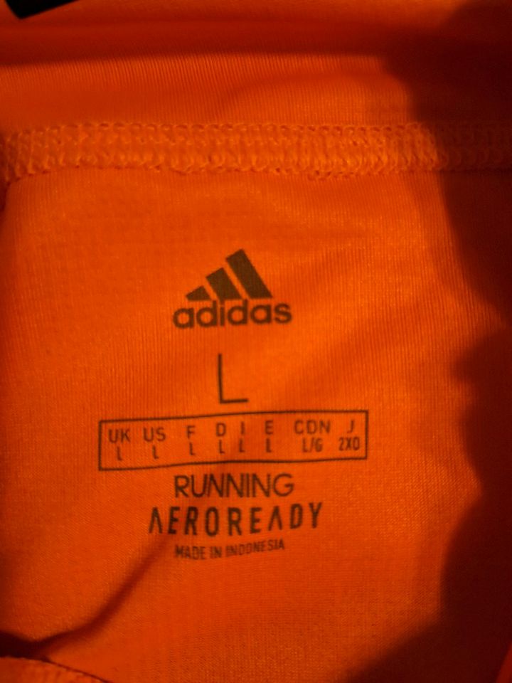 Adidas Shirt Orange Gr. L in Niederzier