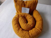 ❤️Neu handmade Bettschlange und Kissen Senf Waffelstoff Rheinland-Pfalz - Kirn Vorschau