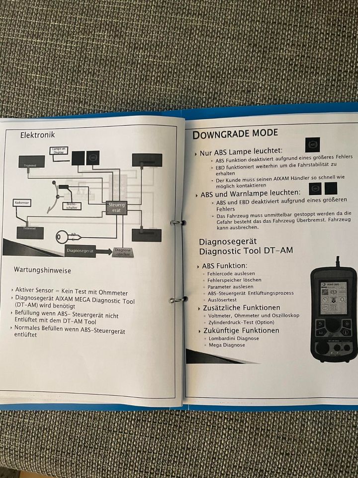 Reparaturhandbuch Aixam (Motor Kubota Z402,Z602 Lombardini 523MPI in Rinteln