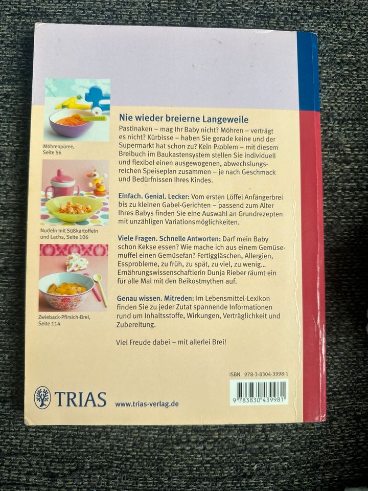 Taschenbuch Eins, Zwei - Brei  Dunja Rieber Trias Verlag NP:15€ in Gummersbach