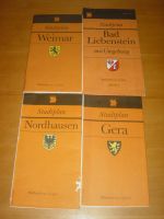 DDR Stadtplan Thüringen Weimar Gera Bad Liebenstein Nordhausen Bayern - Biberbach Vorschau