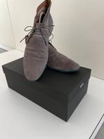 Hugo Boss Herren Schuhe Wildleder Grau Schnür Stiefelette Hessen - Maintal Vorschau