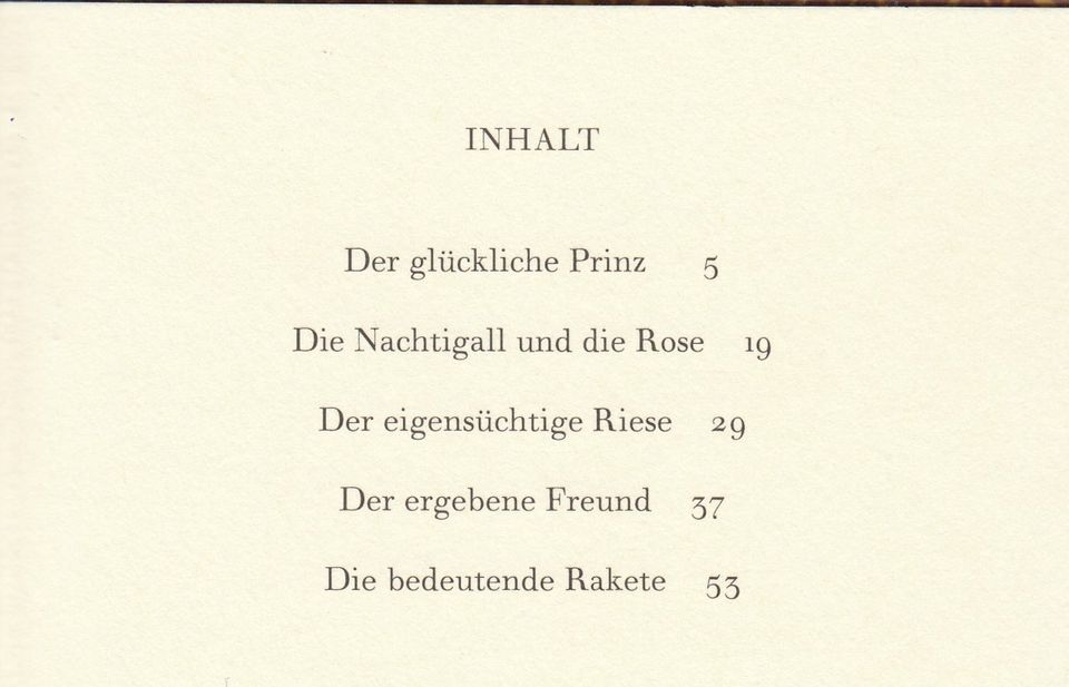 Oscar Wilde - Der glückliche Prinz und andere Märchen in Bochum