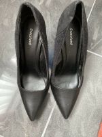 Pumps high heels 37 schwarz spitz samt stiletto Nordrhein-Westfalen - Ratingen Vorschau