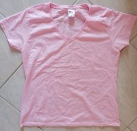 Fruit of the Loom Basic T-Shirt rosa Gr. M/L/XL Hessen - Ginsheim-Gustavsburg Vorschau