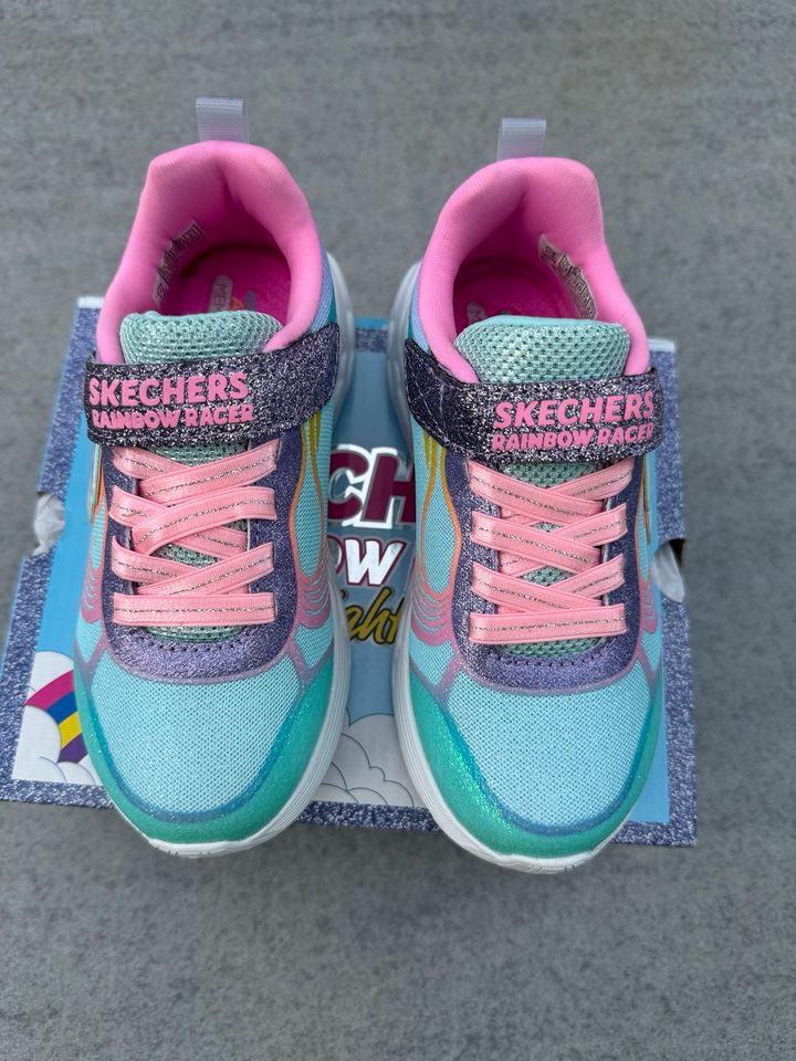 Skechers Größe 28 Rainbow Racer Lights Blinkies Mädchen Sneaker in Berlin