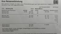 DB  Ticket  Hamburg nach Meran am 27.06.24 und zurück am 09.07.24 Bergedorf - Kirchwerder Vorschau