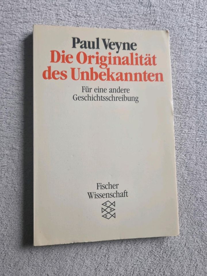 Die Originalität des Unbekannten,Paul Veyne in Wuppertal