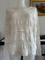 Cremefarbenes Spitzenshirt von Oui, Gr. 36 München - Trudering-Riem Vorschau