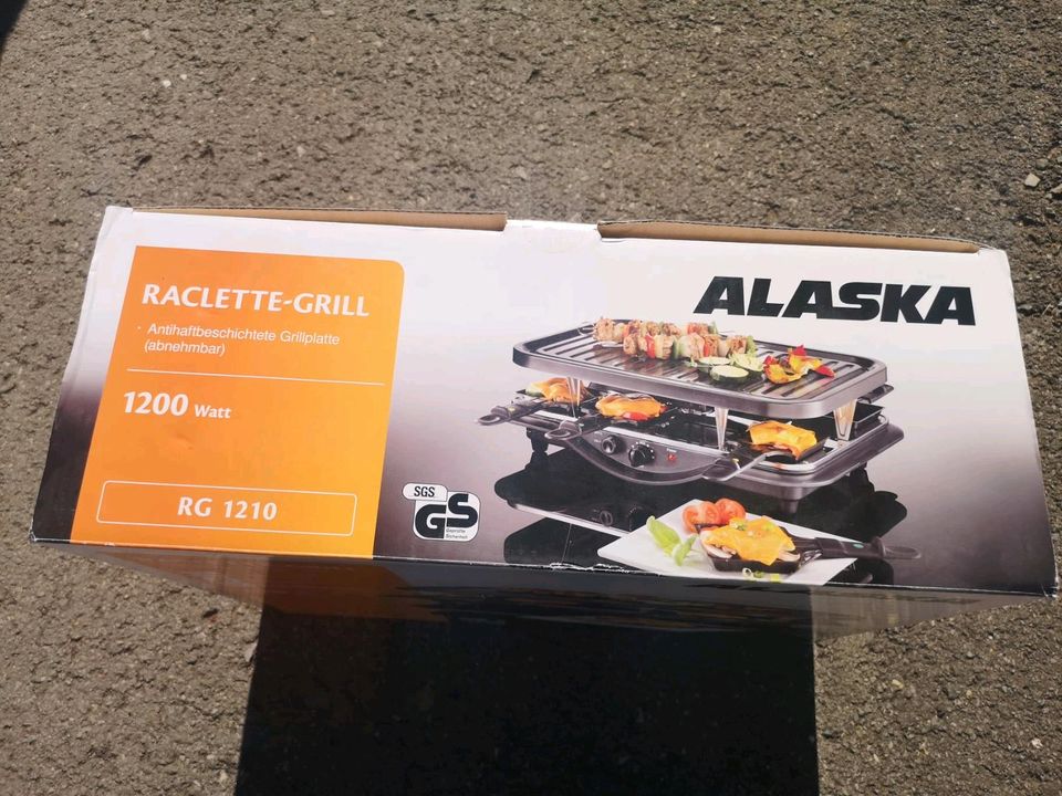 Alaska Raclette Grill unbenutzt neu Sommer in Nieheim