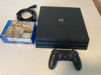 PS4 PlayStation 4 Pro + Controller + Kabel + 4 Spiel wenig benutz Nordrhein-Westfalen - Herford Vorschau