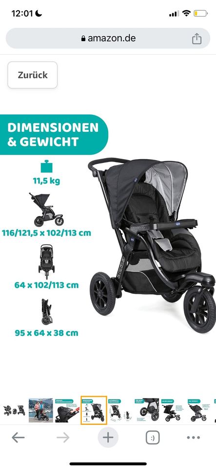 Chicco Trio Activ3 Kinderwagen 3 in 1 zum verkaufen in Berlin