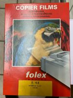 Kopierfolien Folex X-10, A4, klar für S/W- Kopierer, Laserdrucker Nordrhein-Westfalen - Tecklenburg Vorschau