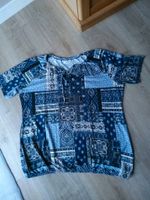 T-Shirt, canda,Gr. L, blau/beige gemustert,  Gummizug Nordrhein-Westfalen - Ense Vorschau