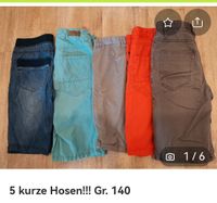 5 kurze Hosen!!! Gr. 140 Sachsen - Zwenkau Vorschau