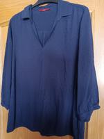 Bluse S. Oliver Gr. 42 marine 3/4 Arm Bayern - Möttingen Vorschau