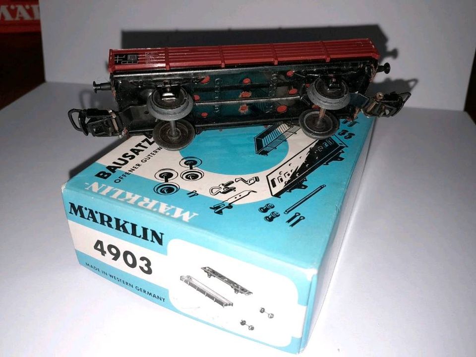 Märklin 4903 H0 Bausatz Niederbordwagen DB  mit OVP in Bad Hersfeld