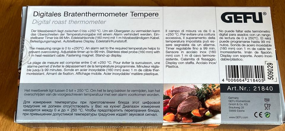 Gefu digitales Bratenthermometer Neu! in Pfaffenhofen a.d. Ilm