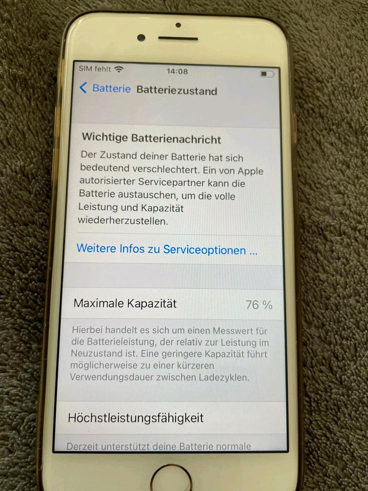 iPhone 7 mit 128 GB Speicher Apple in Heiligenstedten