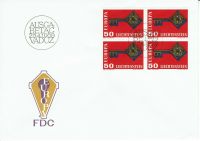 Liechtenstein FDC 6 Ersttagsbriefe Jahrgang 1968 Briefmarken Kreis Pinneberg - Wedel Vorschau