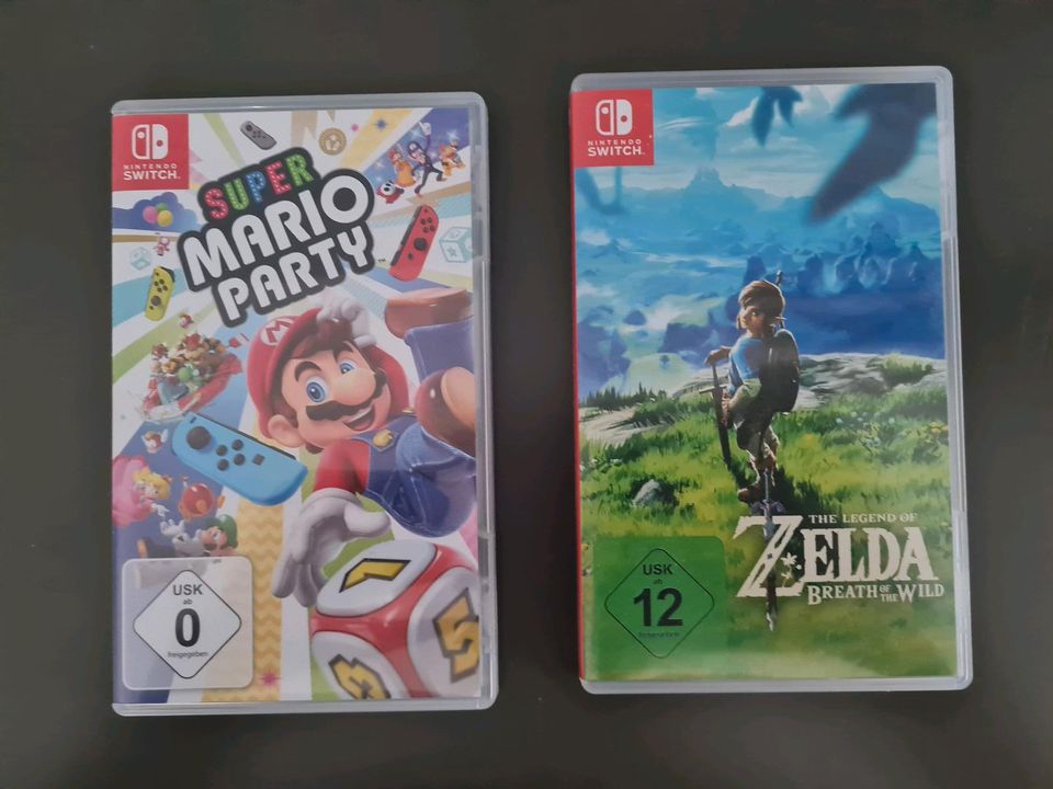 Nintendo Switch Spiele Super Mario Party und Zelda in Rheine