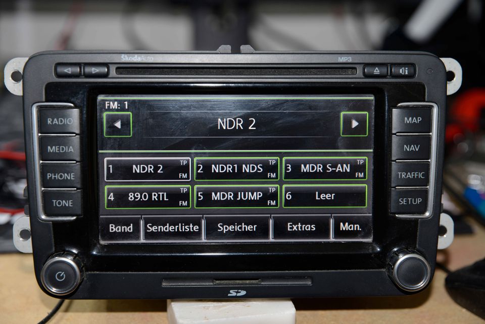 Skoda Columbus Navigationsradio in Kissenbrück